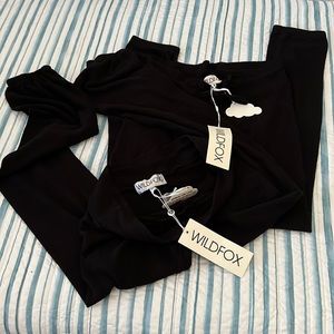 NWT!! Wildfox black bottom bundle!! 2 pairs XXS & XS